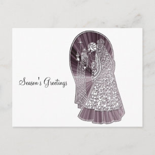 Three Wise Men Christmas Art Holiday Postcard
