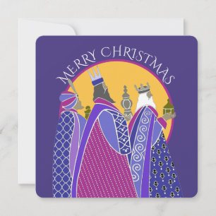 Three Wise Men Christmas Holiday Photo Card