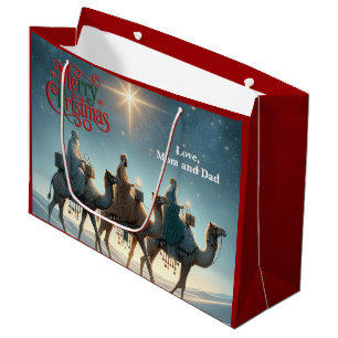 Three Wise Men Christmas Large Gift Bag