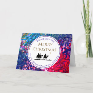 Three Wise Men   CHRISTMAS STARS   Scripture Holiday Card