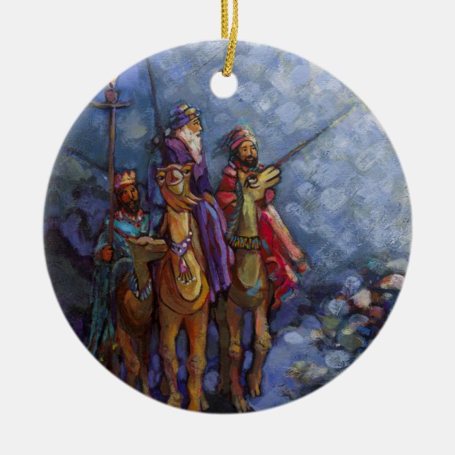 Three Wise Men following the Star Ornament (Front)