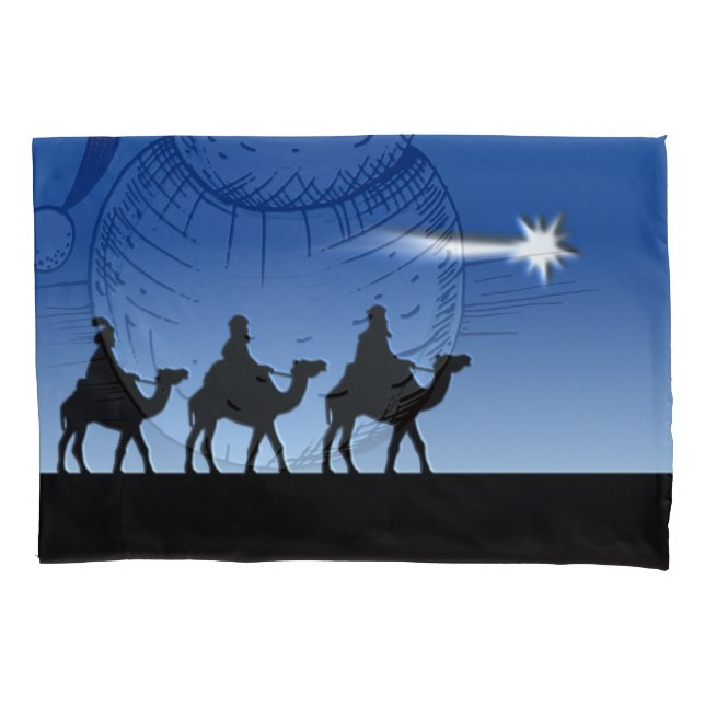 Three Wise Men - Gift of the Magi Pillowcase (Front)
