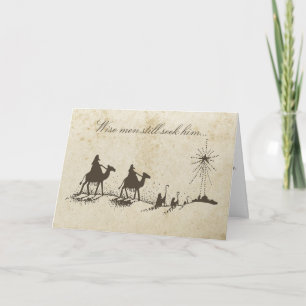 Three Wise Men Holiday Card