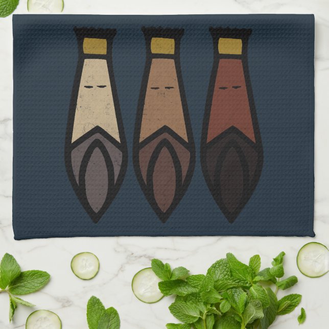 Three Wise Men. Los Tres Reyes Magos Tea Towel (Folded)