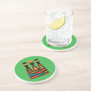 Three Wise Men Modern Mid-Century Coaster