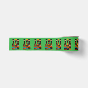 Three Wise Men Modern Mid-Century Grosgrain Ribbon