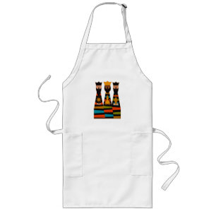 Three Wise Men Modern Mid-Century Long Apron