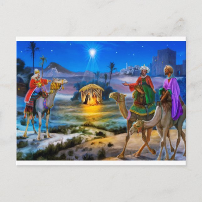 Three wise men postcard (Front)