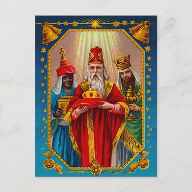 Three wise men postcard (Front)