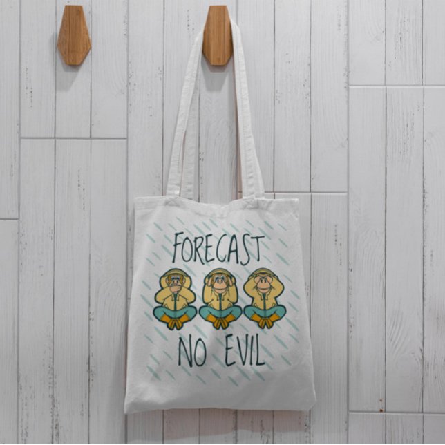 Three Wise Monkeys Cartoon Tote Bag   (Creator Uploaded)