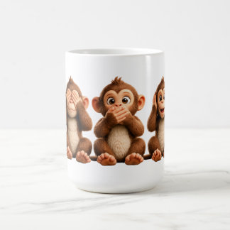 Three Wise Monkeys Coffee Mug