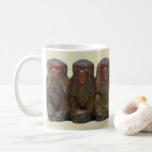 Three Wise Monkeys Coffee Mug