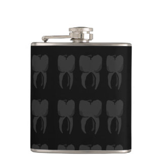 Three Wise Teeth Dentist Flask