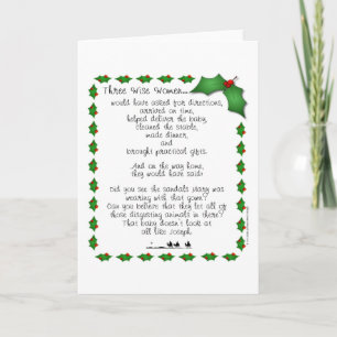 Three Wise Women Christmas Card