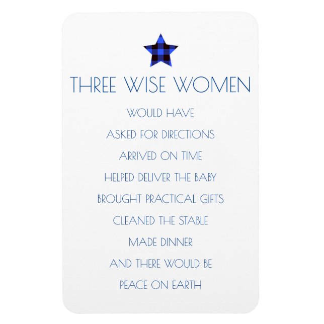 Three Wise Women Christmas Magnet (Vertical)