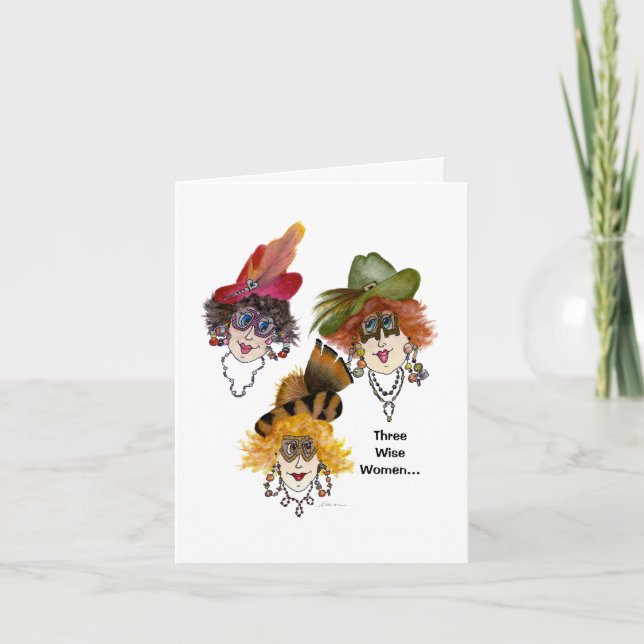 Three Wise Women doing it differently Card (Front)