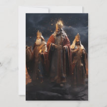 Three wiseman Christmas card