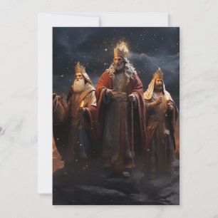 Three wiseman Christmas card