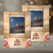 Three Wisemen Biblical Christmas Decoupage