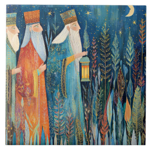 Three Wisemen, Nativity Story, Ceramic Tile