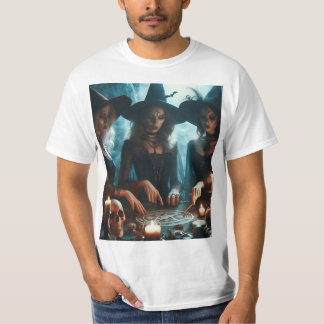 Three witches doing black magic T-Shirt