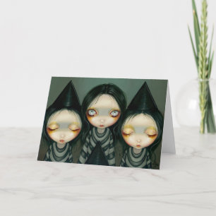 "Three Witchy Sisters" Greeting Card
