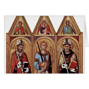 Three With Holy Angels In Each Gable, From Left: