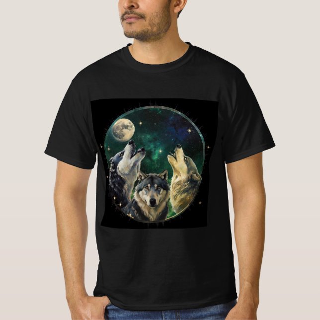 Three Wolf Moon T-Shirt 2024 (Front)