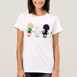 Three Women Sitting Tee Shirt
