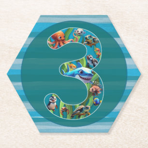 Three Year Old: Paper Coasters