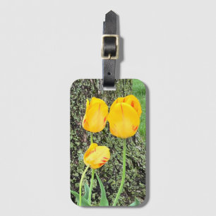 Three Yellow Tulips / Luggage Tag
