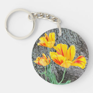 Three Yellow Tulips Sequel /  Key Ring