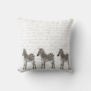 Three Zebras Cushion