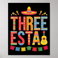 Threeesta 3rd birthday fiesta sombrero mexican