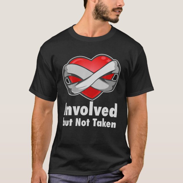 Threelationship Infinity Heart Polyamory Poly Love T-Shirt (Front)