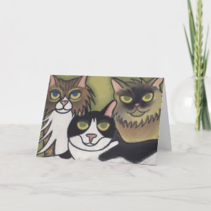Three's Company by Robyn Feeley Card
