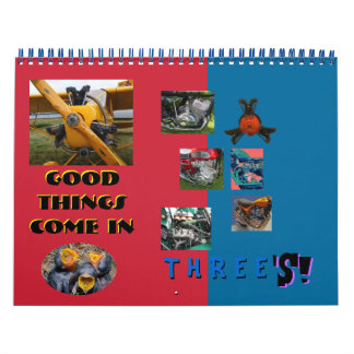 Three's Engine Calendar 2014 mid size