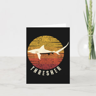Thresher Shark Deep Sea Fishing Ocean Fish Shark  Card