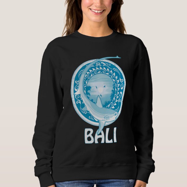 Thresher Shark Dive Bali Indonesia Sweatshirt (Front)