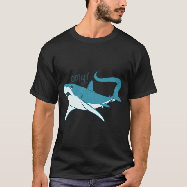 Thresher shark - OMG! T-Shirt (Front)