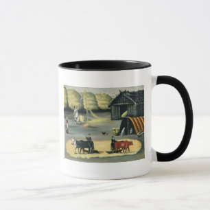 Threshing the floor in a Georgian country Mug