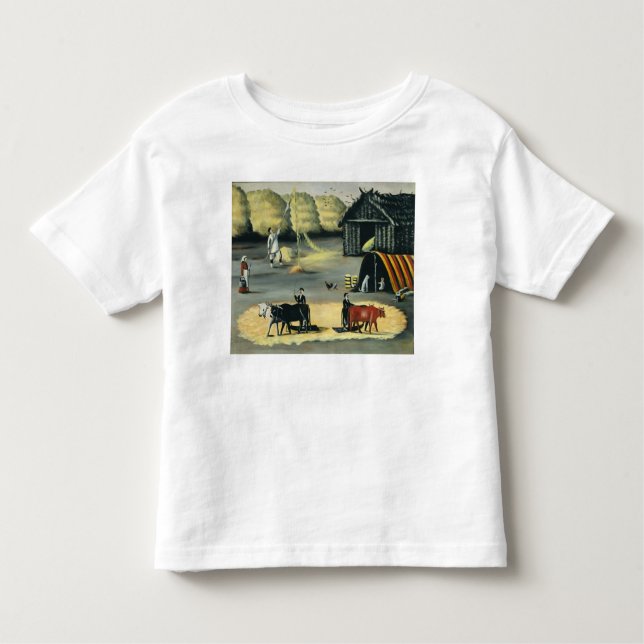 Threshing the floor in a Georgian country Toddler T-Shirt (Front)