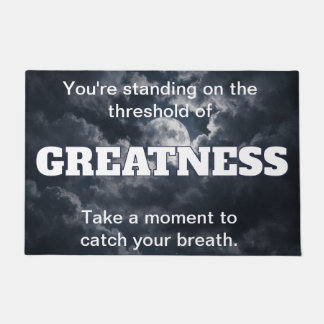 Threshold of Greatness Welcome Mat
