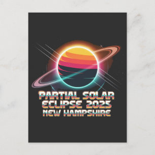 Thrice in a Lifetime 2025 New Hampshire Retro Holiday Postcard