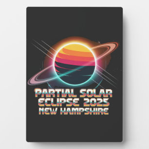 Thrice in a Lifetime 2025 New Hampshire Retro Plaque