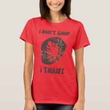 Thrift lovers vintage custom tshirt design
