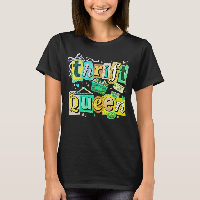 Thrift Queen Vintage  T-Shirt (Front)