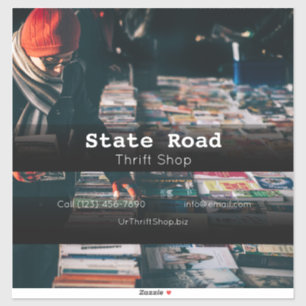 Thrift Shop company vehicle adverting business