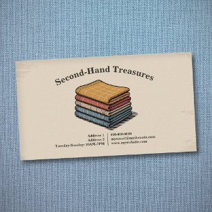 Thrift Store Business Card
