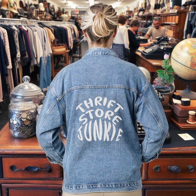 THRIFT STORE JUNKIE DENIM JACKET (Creator Uploaded)